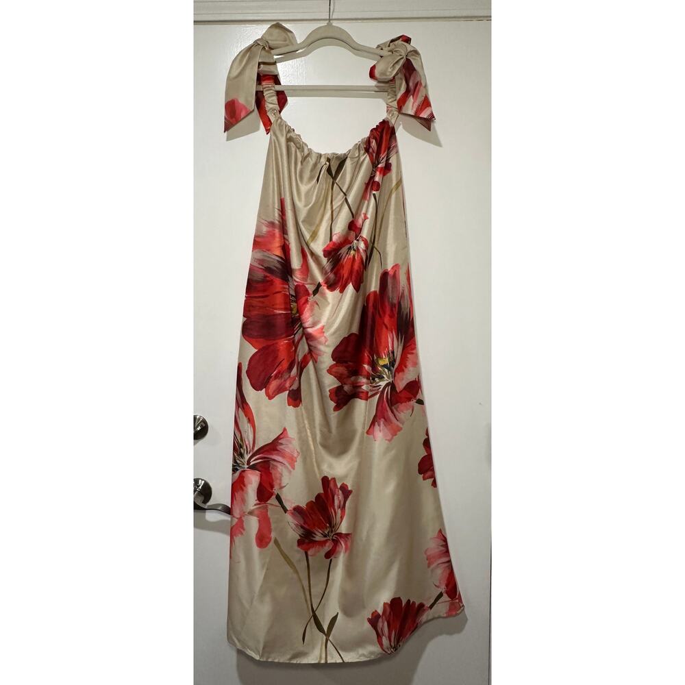 Hutch Iris Off-The-Shoulder Maxi Dress Size XS NWT Removable Straps Romantic - Picture 2 of 16